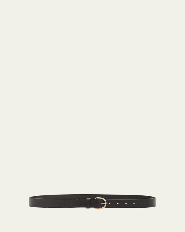 Classic Calf Leather Buckle Belt